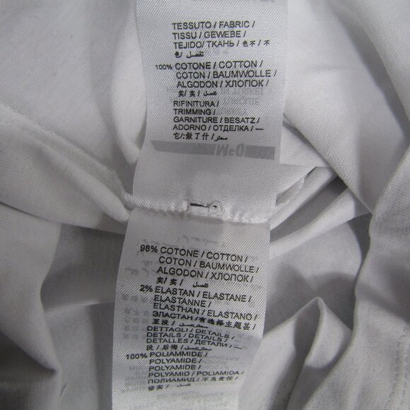 Alexander McQueen MCQ Mens XL White Short Sleeve Tee T Shirt - Picture 4 of 6